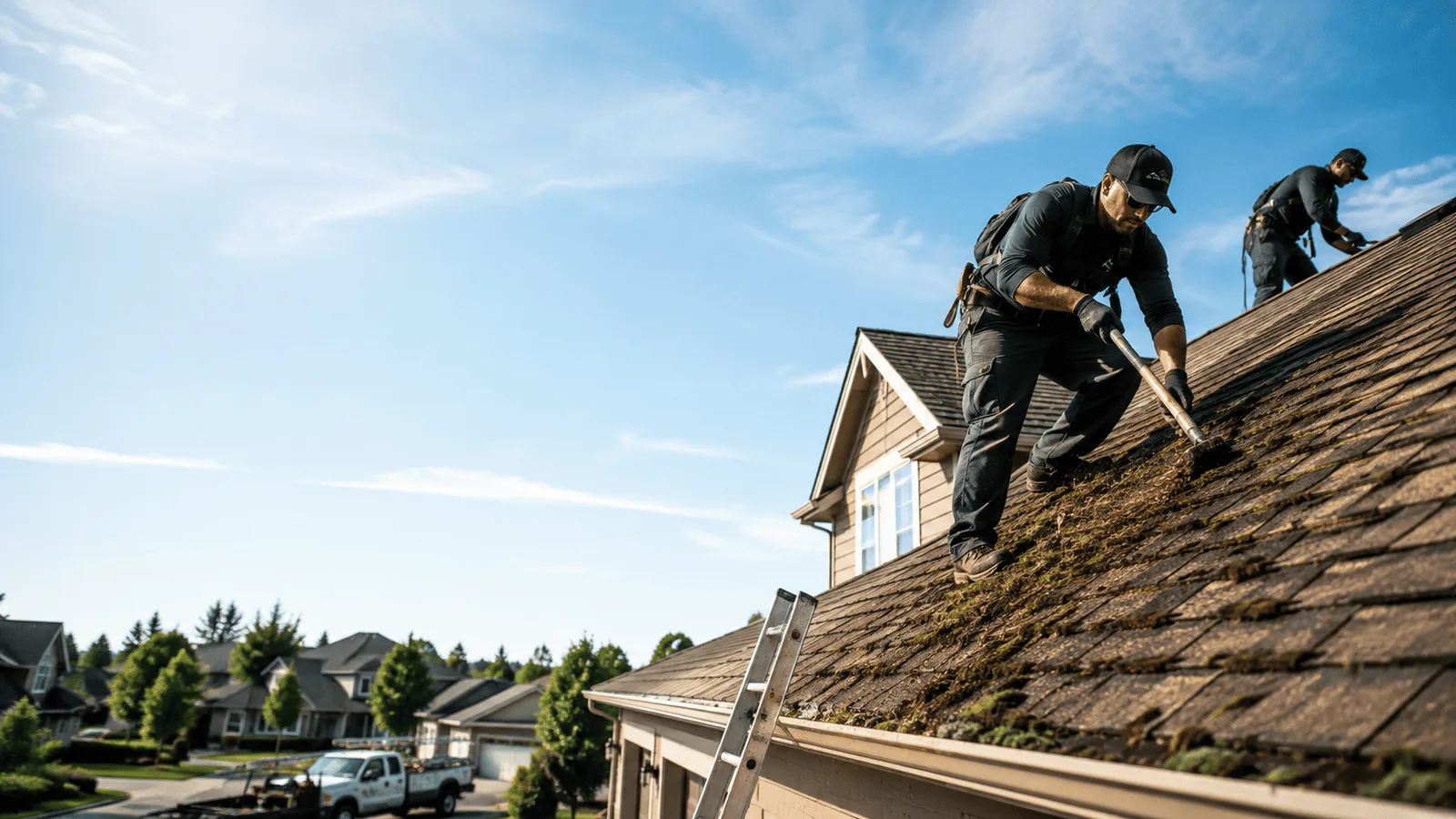 Roof Moss Removal in Papineau, IL near me